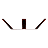 Topo Front Door Net Trim Overlay Kit (Printed Series) - 2021+ Bronco