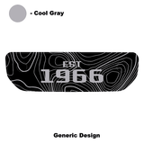 1966 Topographic Shifter Plate (Printed Series + Acrylic) - 2021+ Bronco