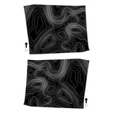 Topographic Interior Door Handle Overlays - 2024+ Land Cruiser