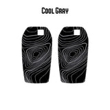 Topographic Key Fob Overlays - 2024+ Tacoma / 2025+ 4Runner