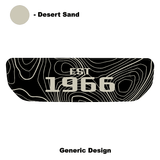 1966 Topographic Shifter Plate (Printed Series + Acrylic) - 2021+ Bronco