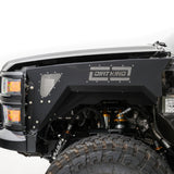 Over-sized Front Wheel Wells