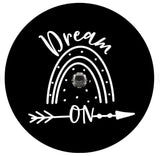 Dream On Rainbow & Arrow Spare Tire Cover