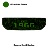 1966 Topographic Shifter Plate (Printed Series + Acrylic) - 2021+ Bronco