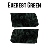 Topographic Rear Window Map Overlays V3 (Perforated) - 2025+ 4Runner