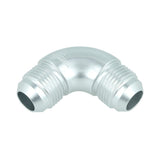 Union Adapter High Flow -AN Male to Male - 90°