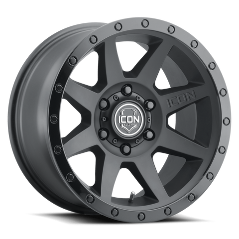 Icon Alloys - Rebound / Double Black - 18x9 / 6x5.5 / 25mm offset / 95.1mm bore