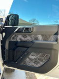 Topo Interior Lower Front Door Card Insert Overlays (Printed Series) - 2021+ Bronco 4 Door