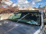 52" Curved LED Light Bar Roof Mounting Brackets For 2007-2021 Toyota Tundra