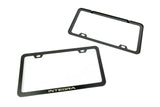 "Integra" License Plate Frame - Black, Pair