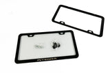 "Integra" License Plate Frame - Black, Pair