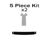 Matte Window Frame Black Out Kit - 2021+ Bronco