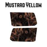 Topographic Rear Window Map Overlays V3 (Perforated) - 2024+ Land Cruiser