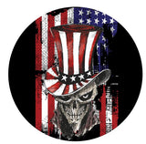 Patriot Skull American Flag Spare Tire Cover