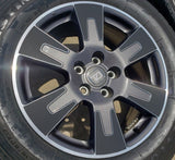 Premium Cast Black Vinyl  Decal Inlays for 2017-2020 Ridgeline 18" Wheels
