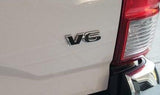 Premium Cast Matte Black Vinyl Decal Letter Inlays for 2016-2023 Tacoma Emblems