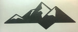 Premium Cast Matte Black Vinyl Decal Mountain for 2014-2026 Tundra Tailgate