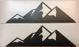 Premium Cast Matte Black Vinyl Decal Mountains for 2014-2021 Tundra Fenders