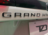 Premium Cast Vinyl Decal Letter Inlays for 2024-2026 Grand Highlander Liftgate