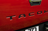 Premium Cast Vinyl Decal Letter Inserts for 2024-2026 Tacoma Tailgate