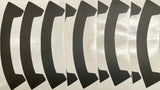 Premium Cast Vinyl Decal Overlays for 2024-2026 Tacoma TRD Sport Wheels x4