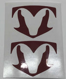 Premium Cast Vinyl Decal Inlays for 2013-2018 RAM 1500 Steering Wheel Emblem
