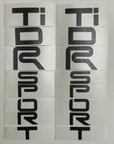 Premium Cast Vinyl Decal Letters for 2021-2026 4Runner TRD SPORT Emblems x2