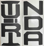 Premium Cast Vinyl Decal Letter Inserts for 2022-2026 Tundra Tailgate