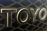 Premium Cast Vinyl Decal Letters for FJ Cruiser Grille