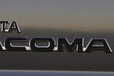 Premium Cast Vinyl Decal Letter Inlays for 2005-2015 Tacoma Door and Tailgate Emblems