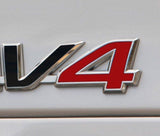 Premium Cast Vinyl Decal Letter Inlays for 2013-2025 RAV4 Rear Door
