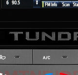 Premium Cast Vinyl Decal Letter Inserts for 2014-2021 Tundra Dashboard