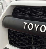 Premium Cast Vinyl Decal Letter Inlays for 2015-2026 4Runner TRD PRO Grille