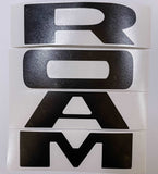 Premium Cast Vinyl Decal Letter Inlays for 2019-2026 RAM Grille