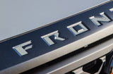 Premium Cast Vinyl Decal Letter Inserts for 2022-2024 Frontier Grille