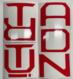 Premium Cast Vinyl Decal Letter Inlays for 2022-2026 Tundra with Raised Tailgate Letters