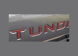 Premium Cast Vinyl Decal Letter Inlays for 2022-2026 Tundra with Raised Tailgate Letters