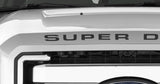 Premium Cast Vinyl Decal Letter Inserts for 2008-2016 SUPER DUTY Grille