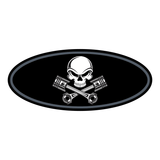 Printed Series Ford Bronco Rear Oval Emblem Overlays (Full Print) - 2021+ Bronco / Bronco Sport