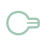 Push to Start Outline Overlay (Printed Series Vinyl) - 2021+ Bronco