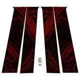 Topographic B Pillar Overlays - 2024+ Tacoma Double Cab / 2025+ 4Runner