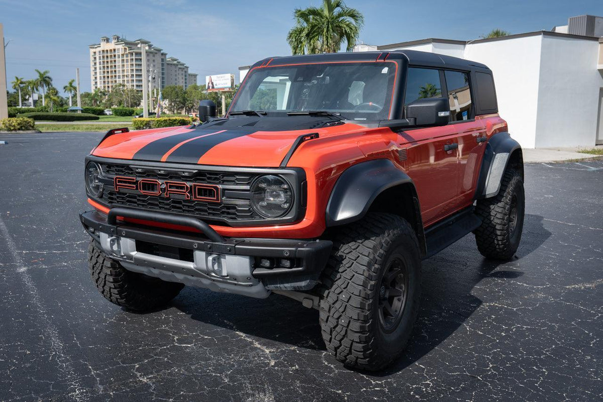 Racing Hood Stripes V1 - 2022+ Bronco Raptor – Overland Expedition ...