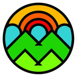 Rainbow Mountain Spare Tire Cover