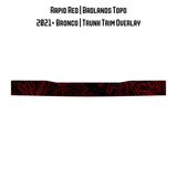 Topo Trunk Trim Overlay / Protector - 2021+ Bronco