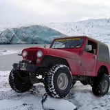 "Rock Proof" Front Bumper: Stubby for Jeep CJ-5, CJ-7, & CJ-8 (1976-86)