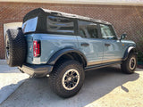 Smoked Sidemarker Overlays (Front and Rear) - 2021+ Bronco (w/ LED Taillights)