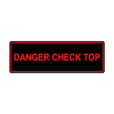 Soft Top Warning Labels - 2021+ Bronco