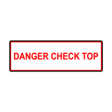 Soft Top Warning Labels - 2021+ Bronco