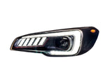 Special Edition Dark Smoke Carbon Fiber SubiSpeed Headlight Overlays - 2015-2021 WRX / STI