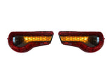 Special Edition Dark Smoke Honeycomb Tail Light Overlays - 2017-2021 Toyota 86 / Subaru BRZ